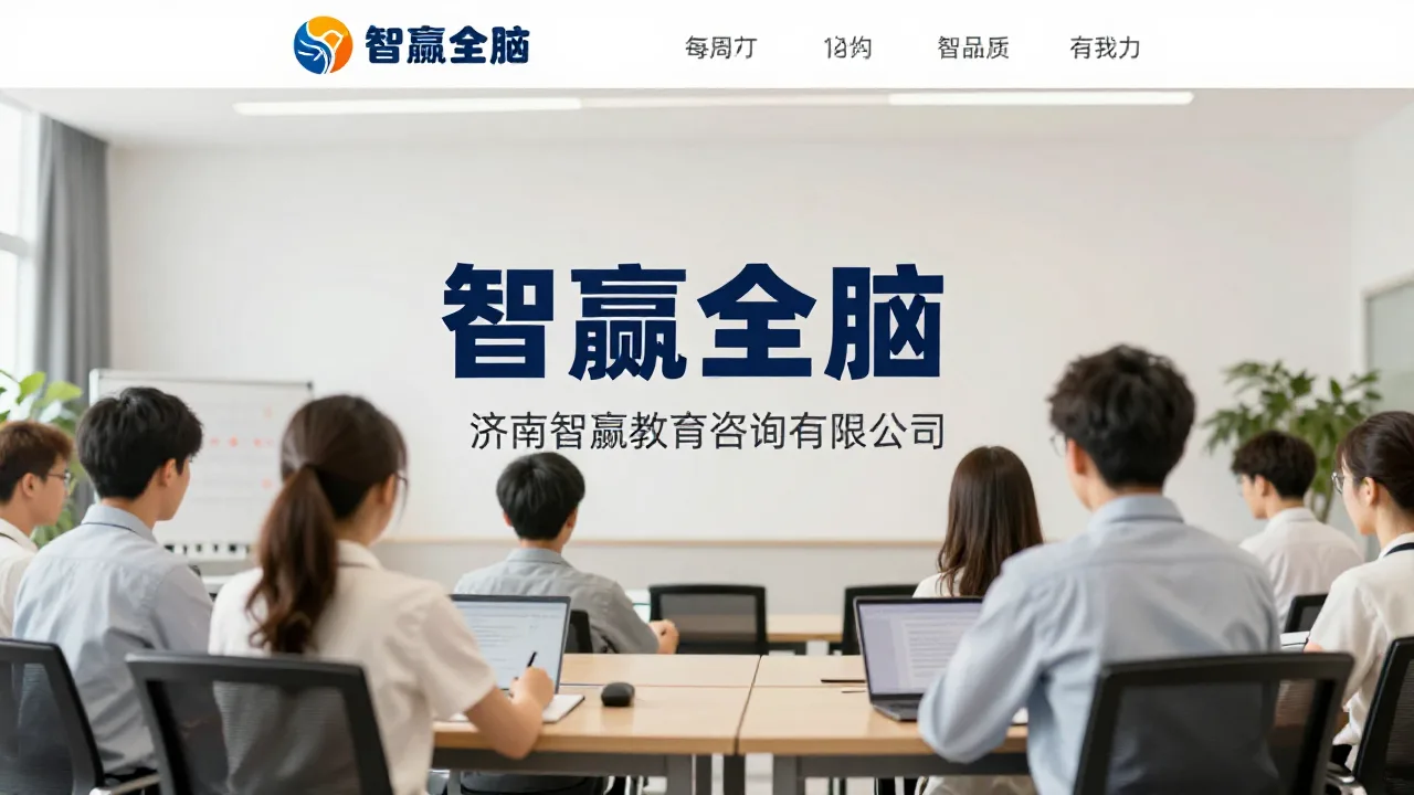 济南智赢教育咨询有限公司 首页主视觉